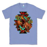 Colony Blue aztec rodeo cowboy christmas Classic Tee - JahusDesignShop