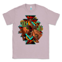 Lilac aztec rodeo cowboy christmas Classic Tee - JahusDesignShop