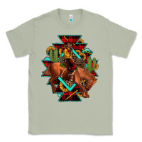 Matcha aztec rodeo cowboy christmas Classic Tee - JahusDesignShop