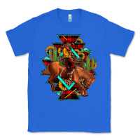 True Royal aztec rodeo cowboy christmas Classic Tee - JahusDesignShop