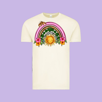 Summer Sun Rainbow Vintage Tee Designed By Hra Design Shop