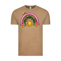 Vintage Coffee summer sun rainbow Vintage Tee - HRA Design Shop