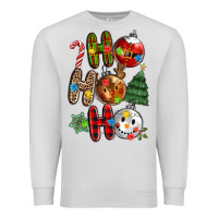 Dove Grey ho ho ho with Premium Sweatshirt - MaliasSmallBusiness