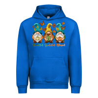 Cobalt Thankful grateful blessed Urban Hoodie - NancyCooperArtShop