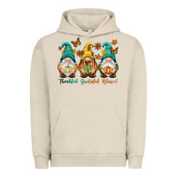 Pigment French Oak Thankful grateful blessed Urban Hoodie - NancyCooperArtShop