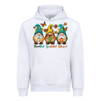 White Thankful grateful blessed Urban Hoodie - NancyCooperArtShop