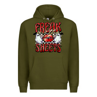 Army Green freak in the sheets Premium Hoodie - BarkalooDesign