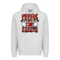 Dove Grey freak in the sheets Premium Hoodie - BarkalooDesign
