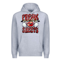 Heather Grey freak in the sheets Premium Hoodie - BarkalooDesign