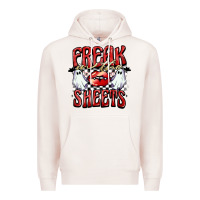 Pale Pink freak in the sheets Premium Hoodie - BarkalooDesign