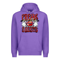 Purple freak in the sheets Premium Hoodie - BarkalooDesign