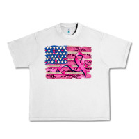 Lunar Rock american flag and  cancer ribbon pattern Urban Heavy Tee - AdoDesignShop