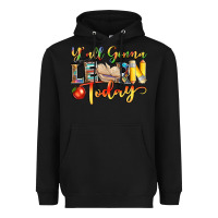 Black yall gonna learn today Heavyweight Hoodie - NancyCooperArtShop