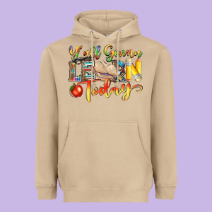 Yall Gonna Learn Today Heavyweight Hoodie Designed By Nancycooperartshop