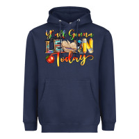 Navy yall gonna learn today Heavyweight Hoodie - NancyCooperArtShop