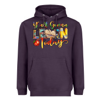 Plum yall gonna learn today Heavyweight Hoodie - NancyCooperArtShop