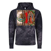 Cloud Black Virgin Mary Mexican Flag Vintage Hoodie - CTS Tumbler Store