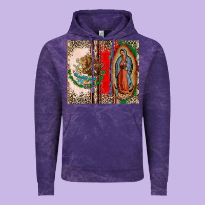 Virgin Mary Mexican Flag Vintage Hoodie Designed By Cts Tumbler Store