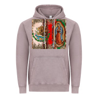 Vintage Zinc Virgin Mary Mexican Flag Vintage Hoodie - CTS Tumbler Store