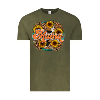 Vintage Olive mama western Vintage Tee - RacoonDesign