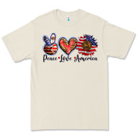 Bone peace love america Premium Tee - BarkalooDesign