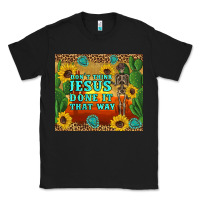 Black don't think jesus done it that way western skeleton cactus Classic Tee - Artiststas