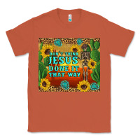 Copper don't think jesus done it that way western skeleton cactus Classic Tee - Artiststas