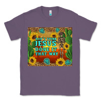 Lavender don't think jesus done it that way western skeleton cactus Classic Tee - Artiststas
