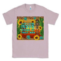 Lilac don't think jesus done it that way western skeleton cactus Classic Tee - Artiststas