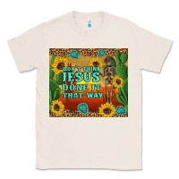 Natural don't think jesus done it that way western skeleton cactus Classic Tee - Artiststas