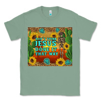 Sage don't think jesus done it that way western skeleton cactus Classic Tee - Artiststas