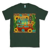 Sports Green don't think jesus done it that way western skeleton cactus Classic Tee - Artiststas