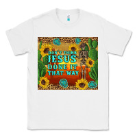 White don't think jesus done it that way western skeleton cactus Classic Tee - Artiststas