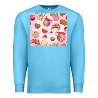 Ocean Blue mexican pan dulce Premium Sweatshirt - MaliasSmallBusiness