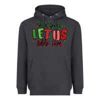 Smoke o come let us adore him christmas Heavyweight Hoodie - MaliasSmallBusiness