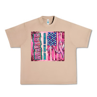 Burro warrior breast cancer and american flag Urban Heavy Tee - AdoDesignShop