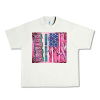 Pistachio warrior breast cancer and american flag Urban Heavy Tee - AdoDesignShop