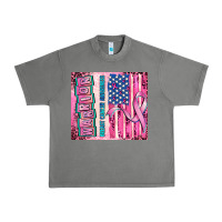 Tornado warrior breast cancer and american flag Urban Heavy Tee - AdoDesignShop