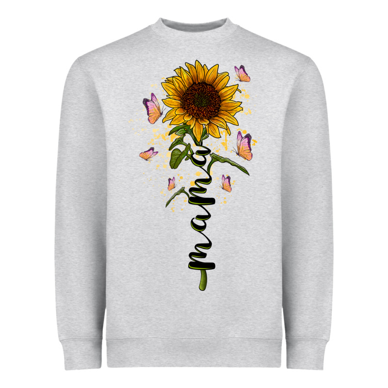 Mama Sunflower Heavyweight Sweatshirt by RacoonDesign | Teevron