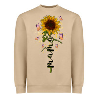 Mushroom mama sunflower Heavyweight Sweatshirt - RacoonDesign