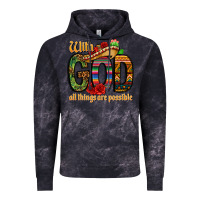 Cloud Black with god all things are possible Vintage Hoodie - CTS Tumbler Store