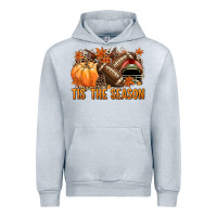 Heather Grey Tis' the season American Football Urban Hoodie - NancyCooperArtShop