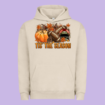Tis' The Season American Football Urban Hoodie Designed By Nancycooperartshop