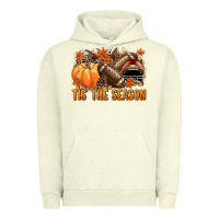 Pigment Pistachio Tis' the season American Football Urban Hoodie - NancyCooperArtShop