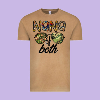 Nana Of Both Vintage Tee Designed By Cowhidedigitalart