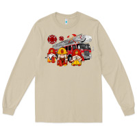 Mushroom fire truck gnomes Long Sleeve Tee - Artiststas