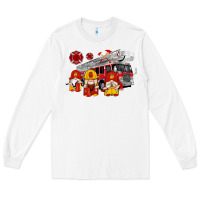 White fire truck gnomes Long Sleeve Tee - Artiststas
