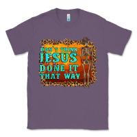 Lavender don't jesus done it that way western skeleton Classic Tee - Artiststas