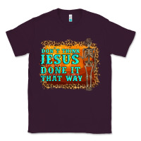 Plum don't jesus done it that way western skeleton Classic Tee - Artiststas