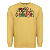 Antique Gold merry christmas Premium Sweatshirt - MaliasSmallBusiness